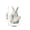 L, variant on Weloille Easter Ceramic Rabbit Figurine 1 Piece, Hand Painted Smooth Glazed Decorative Ornament, Scratch Resistant Cute Statue, for Shelf Table Mantel Living Room Easter Party Home Decor