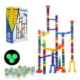 thumbnail image 1 of VEVOR Marble Run Set 110 PCS Building STEM Toy Educational Learning Gift for Kids, 1 of 9