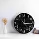 thumbnail image 5 of Reloj de pared de matemáticas único Zulema Reloj de arte de ecuaciones 12 pulgadas, 5 of 8