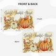 thumbnail image 2 of Fall Pumpkin Placemats Set of 4, Autumn Thanksgiving Day Place Mats Table Mats for Kitchen Dining Table Kitchen Decor Linen 12x18 Inch, 2 of 6