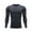 Mens Shirts Black, variant on Compression Shirts for Men Fleece Lined Stretchy Slim Athletic Workout Tops Mens Casual Solid Pullover Basic Thermal Warm Long Sleeve Crewneck T Shirt