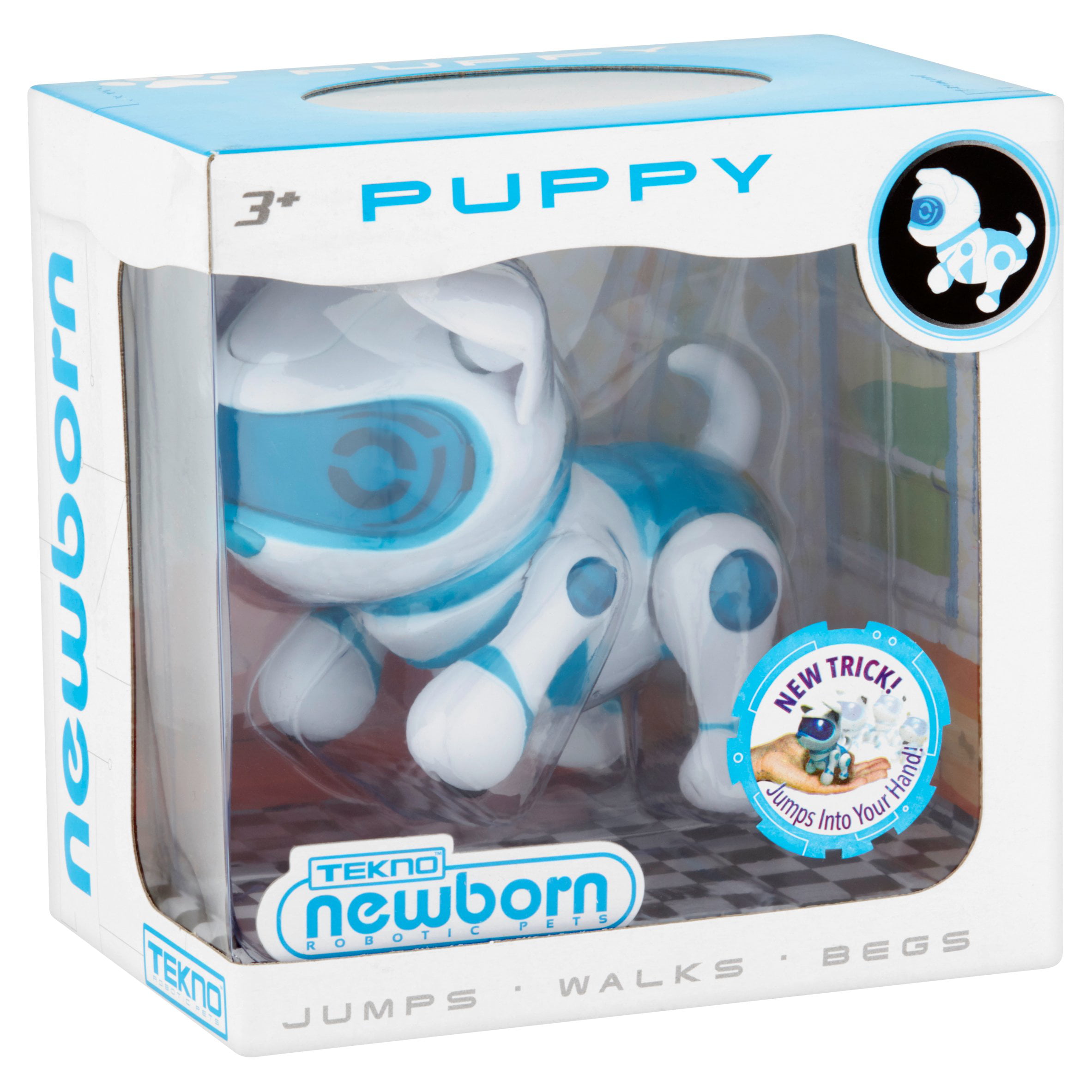 Tekno Newborns Electronic Robotic Pet Interactive Puppy Blue Color for sale online 