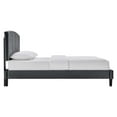 thumbnail image 2 of Modway Alessi Performance Velvet Full Platform Bed, Multiple Colors, 2 of 3