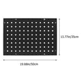 thumbnail image 2 of Masteelf  Tool Hanging Board Galvanized Steel Pegboard Boards for Walls Tools Heavy Duty Hooks Office Black, 2 of 7
