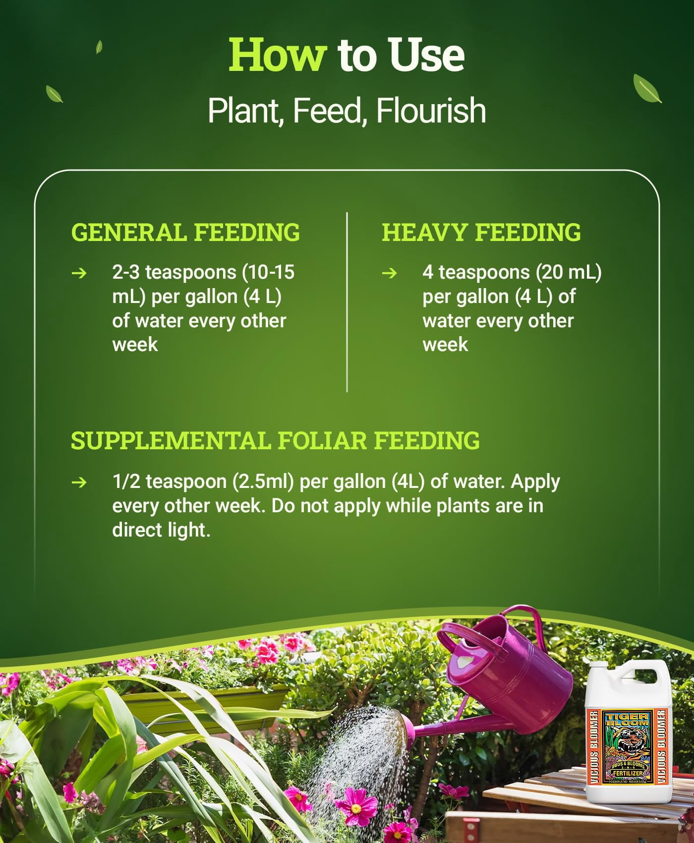 FoxFarm Tiger Bloom Fertilizer with Extra Strength Blossom Builder, 10.3 lbs.