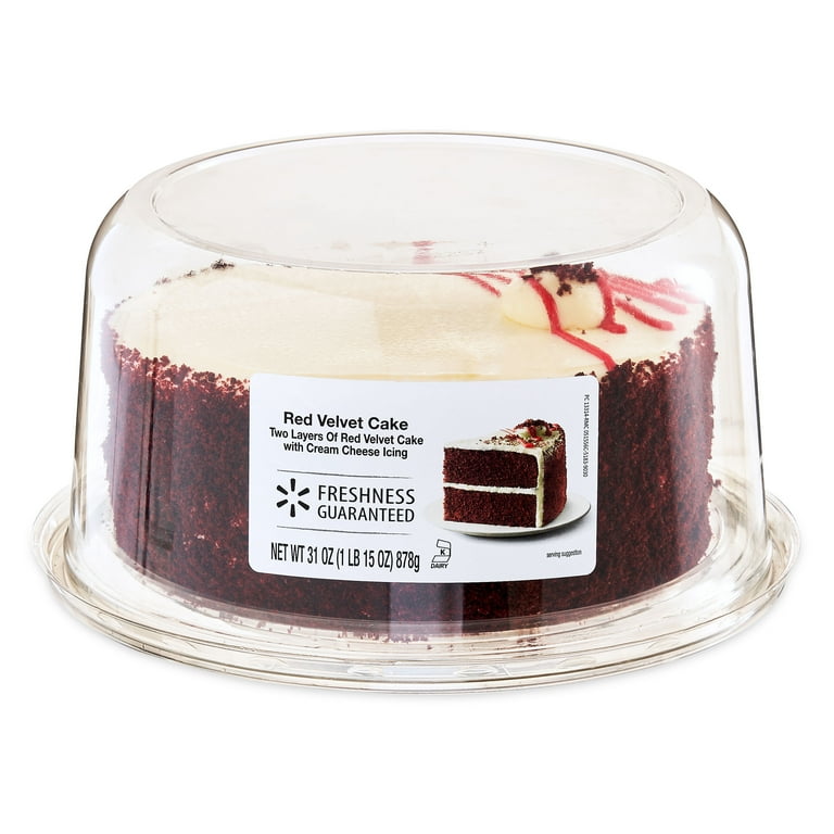 Freshness Guaranteed Red Velvet Cake, 31 Ounces, Refridgerated, Tray