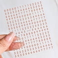 thumbnail image 5 of 5Pcs/Set 3D Nail Stickers with Random Numbers and Letters DIY Gold and Silver Decoration Manicure Tools Nail Sticker Accessories 5pcs, 5 of 5