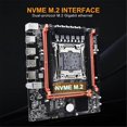 thumbnail image 3 of X99E Motherboard+E5 2666 V3 CPU+Thermal Grease Support 4 DDR4 RECC RAM Gigabit LAN Card PCIEX16 NVMe, 3 of 5