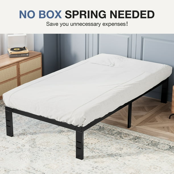 Gianna Sturdy Metal Platform Bed Frame - Twin Size with 14 Gianna Sturdy Metal Platform Bed Frame - Twin Size with 14