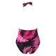 thumbnail image 5 of Gibobby Trajes de Baño Mujer Completos Nuevo estampado de mujer con cuello colgante, falda sexy, traje de baño de aguas termales, cárdigan, traje de baño(Rosa caliente,CH), 5 of 5