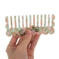thumbnail image 3 of Unique Bargains 1 Pc Marble Pattern Hair Comb Acetate Sheet Pink, Green, 3 of 5