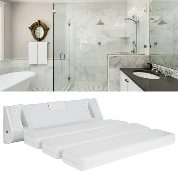 Shower Chair, Rest Step Shower Seats, Foldable for Bathroom Elderly Bathtub