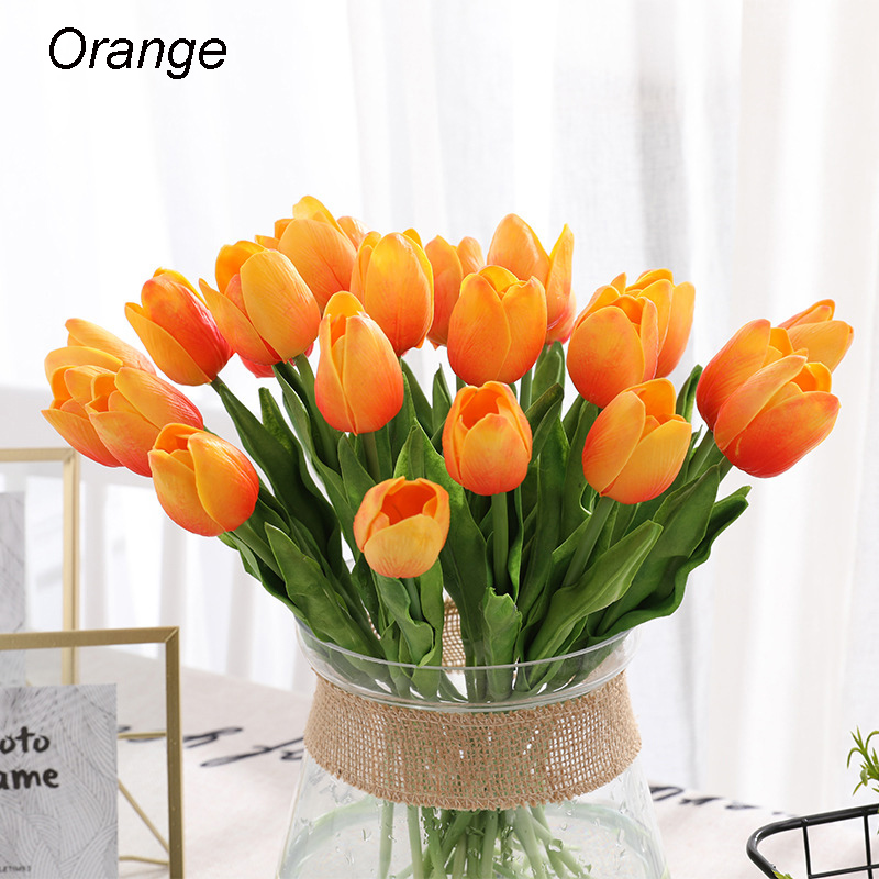 Artificial Tulips Real Touch Fake Flowers Artificial Tulips Flowers