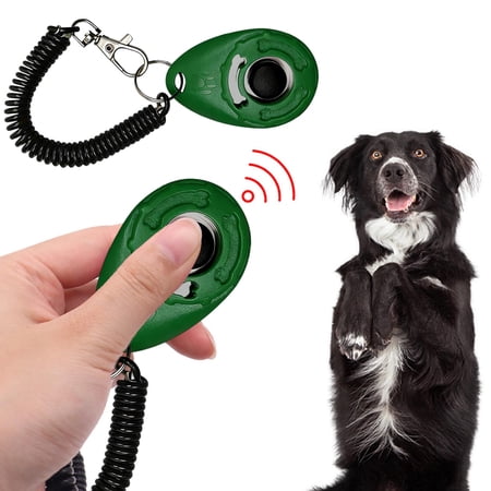 Dog Training Clicker Teardrop Shape Pet Training Clicker With Wrist Strap For Puppy Obedience Behavior Reward