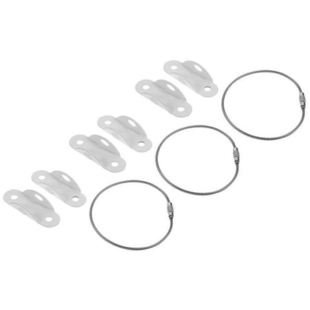 HOMEMAXS 3 Sets Anti Tip Furniture Anchors Cabinet Straps Baby Proofing Furniture Wall Straps for Bookcase