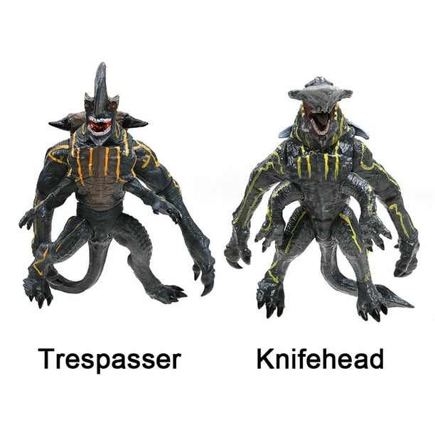 Amyove 2 PCs Pacific Rim Kaiju Knifehead/trespasser PVC Action
