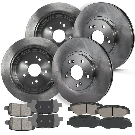 Brakes Rotor Set,ECCPP Front Rear Brake Discs Rotors Brakes Kits fit for 2006-2018 for Toyota RAV4