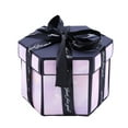 thumbnail image 2 of Black Explosion Box Creative Explosion Gift Box DIY Photo Album Scrapbook Surprise Box Exquisite Polygon Gift Box for Valentine Day Anniversary Gift, 2 of 9