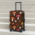 thumbnail image 5 of Uemuo Woodland Mushroom with Flowers and Berries Printed Washable Luggage Cover - Fashion Suitcase Protector Fits 18-32 Inch Luggage -, 5 of 9