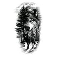 thumbnail image 1 of Pegatinas de tatuajes, tatuajes temporales para hombres, mujeres, adultos, hombres y mujeres, tatuajes temporales en el brazo, tatuajes falsos, pasta de tatuajes calientes., 1 of 3