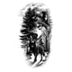 thumbnail image 1 of Tatuajes temporales en el brazo para hombres y mujeres, pegatinas falsas, tatuajes populares, 1 of 1