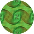 thumbnail image 1 of Ahgly Company Machine Washable Indoor Round Transitional Seaweed Green Area Rugs, 8' Round, 1 of 7