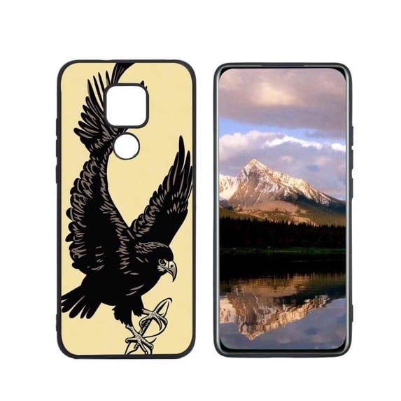 Birds-Eagle Phone Case, Degined for Moto G Play 2021 Case Men Women, Flexible Silicone Shockproof Case for Moto G Play 2021