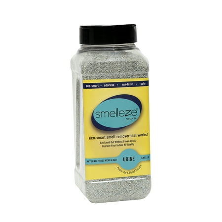 SMELLEZE Natural Urine Smell Removal Deodorizer: 2 lb. Granules Stops Pee (Best Way To Neutralize Cat Urine Smell)