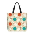 thumbnail image 1 of Disketp Vintage Bowling Bolsa Tote de Lona para Mujer, Bolso de Hombro y Cruzado con Cierre de Cremallera, 1 of 7