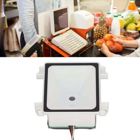 QR Barcode Scanner, Hands Free Desktop Bar Code Scanner, Wired USB ...