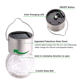 thumbnail image 3 of 4 Pack-Solar Garden Light-Crack Light Colorful Fokelyi WRLF-629-2, 3 of 6