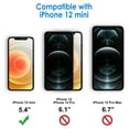 thumbnail image 2 of Screen Protector for iPhone 12 mini 5.4-Inch, Tempered Glass Film, 3-Pack, 2 of 7
