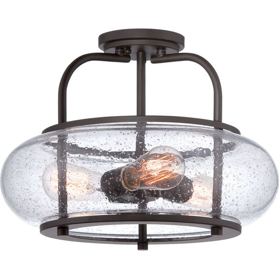 Quoizel Lighting - Three Light Semi-Flush Mount - Semi-Flush Mount - Trilogy - 3