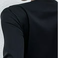 thumbnail image 6 of Women's Wrap V Neck Lantern Long Sleeve T Shirt Bodysuit Leotard Fashion Tunic Tops Tees Basic Leotard Jumpsuit, 6 of 7