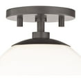 thumbnail image 6 of -One Light Semi-Flush Mount in Style-7.5 inches Wide By 9.25 inches High-Aged Brass Finish Bailey Street Home 735-Bel-2692791, 6 of 10