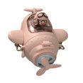 thumbnail image 3 of Botella de agua para niños, hervidor deportivo de 500ml, fácil de abrir, taza para beber en forma de avión, botella para beber agua para niños, viaje rosa, 3 of 8