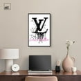 thumbnail image 3 of Doll Memories - Louis Drip Canvas Fashion Wall Art by Art Remedy, Black Frame, 16 x 24, 3 of 7