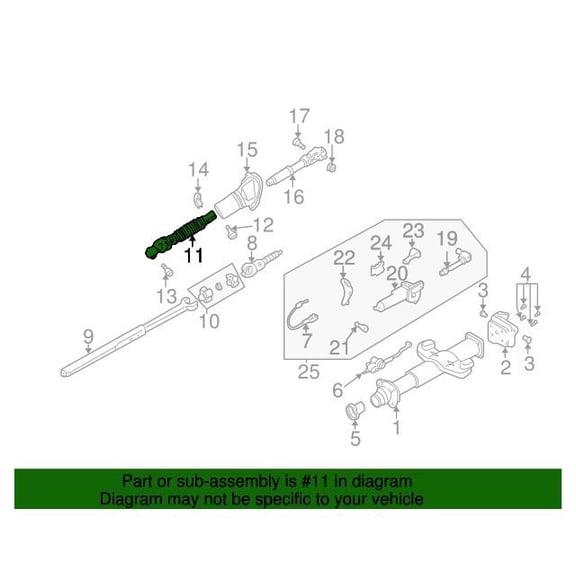 GM 25958109 Coupling Shaft
