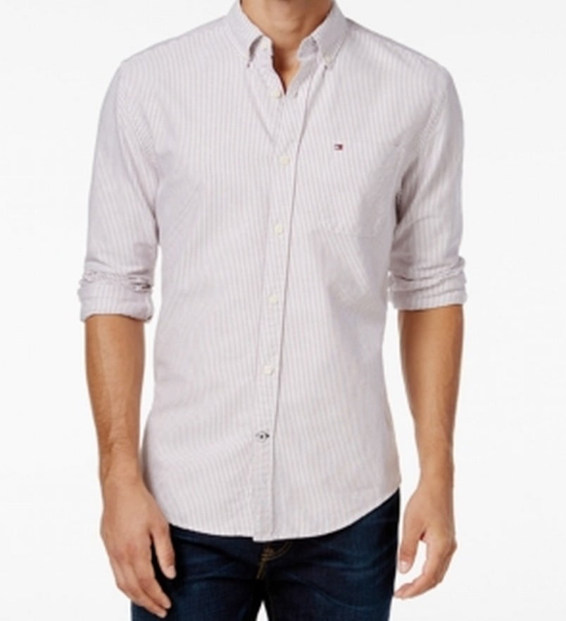tommy hilfiger slim fit button down