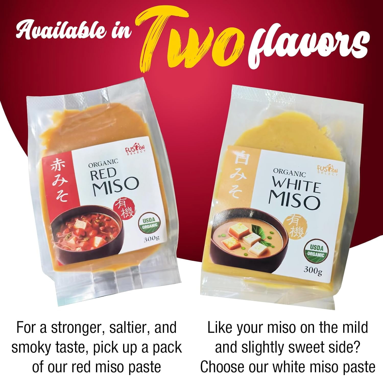 Fusion Select Organic White Miso Paste 300g