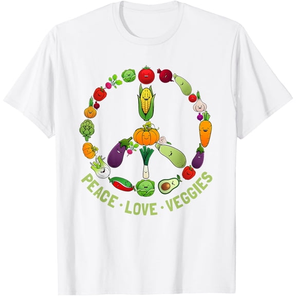 Funny Vegetarian Gift Men Women Cool Vegan Veggie Veganism T-ShirtMen's and women's pure cotton short-sleeved shirts