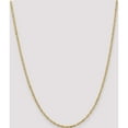 thumbnail image 2 of 14K Yellow Gold 2mm Singapore Chain (24 X 2) Made In Peru pen11-24, 2 of 5