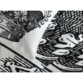 thumbnail image 4 of Ambesonne Queen Quilted Bedspread Set 3 Pcs, Antique Royal Monarch, Queen Size, Black and White, 4 of 5