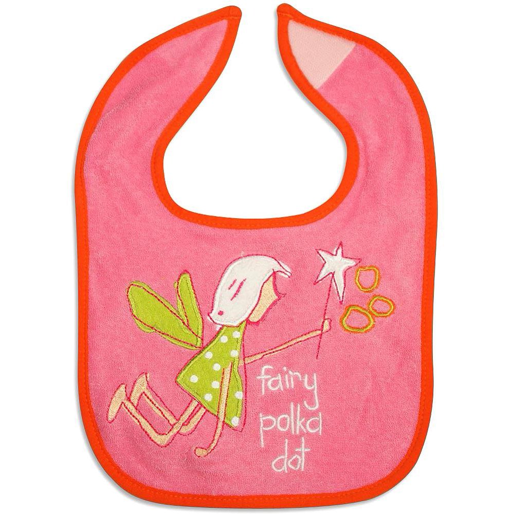 Oinkbaby Bibs Baby Girls Terry Cloth Bib Pink / One Size Walmart