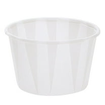 Paper Candy and Condiment Cups, 1.25 oz, White, 40ct