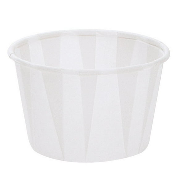 Paper Candy and Condiment Cups, 1.25 oz, White, 40ct