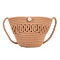 thumbnail image 2 of Bolso de mano de playa para mujer, bolso hobo informal tejido con hilo de algodón de paja suave (estilo 1) Tmvgtek Para Estrenar, 2 of 9