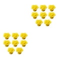 thumbnail image 1 of ZheElen Decorative And Easy-to-install Flower Pulls Knobs For Unique Touch Wide Range yellow 2Set, 1 of 6