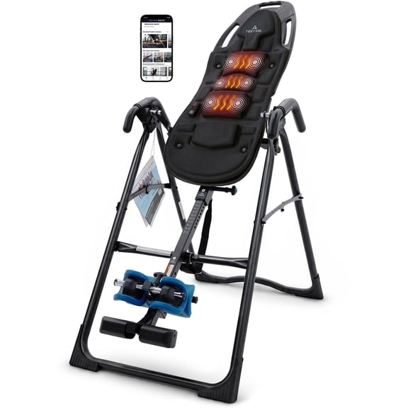 TEETER EP-560 Ltd. Inversion Table with Heat & Vibration Comfort Cushion, 300 lb Capacity, Designed & Patented in USA