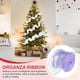 thumbnail image 4 of Cinta de Organza Iridiscente Uxcell, Cinta de Organza con Alambre Laser para Regalos, Flores, Ramo, Presentación Púrpura, 4 of 7